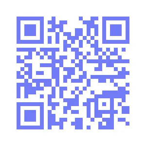 Example of a text QR code containing a short message